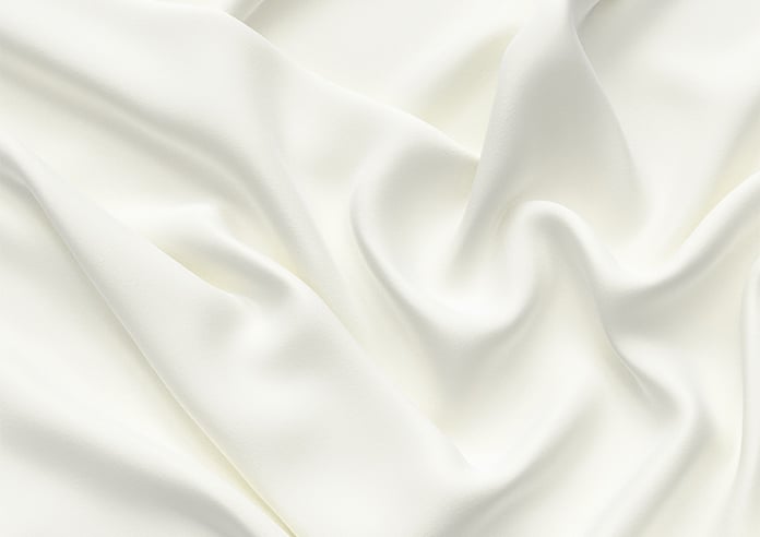 Ultra Luxe Velvet, White Lace - Motorised Roman Blind - Image 4